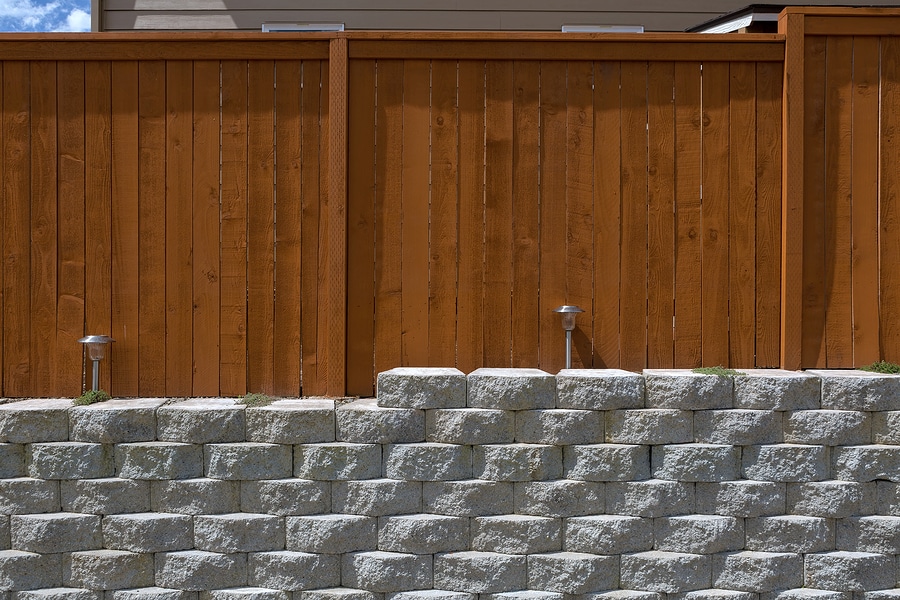 Different uses for a backyard retaining wall