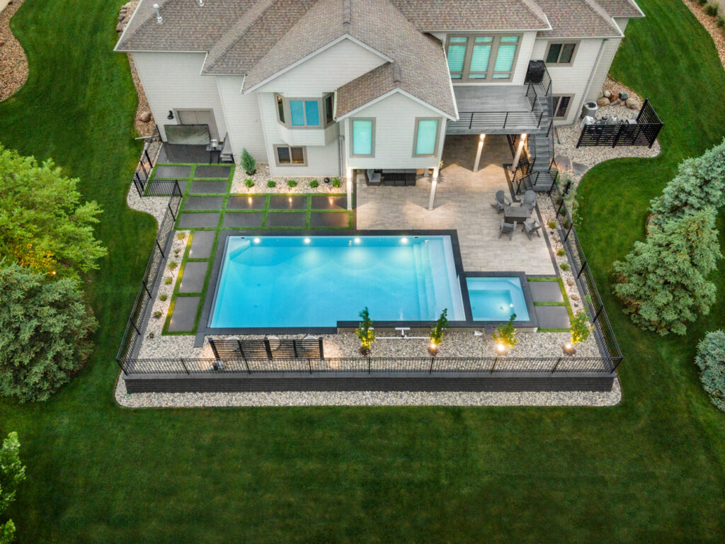 Aerial Pool Design & Build